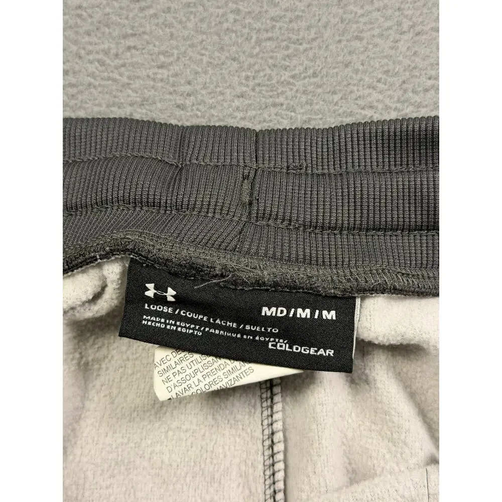 Under Armour Men's Medium Gray Heather Storm Fleece Jogger Sweatpants Track Pant